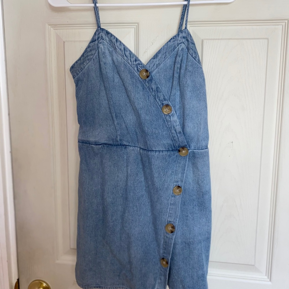 NWT Denim Skort Romper